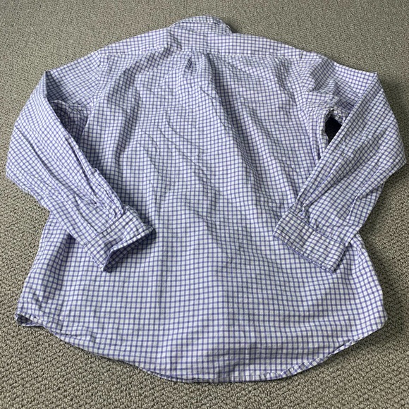 Ralph Lauren Mens Shirt Size Large‎ Purple Checkered Long Sleeves Button Down - Picture 5 of 11